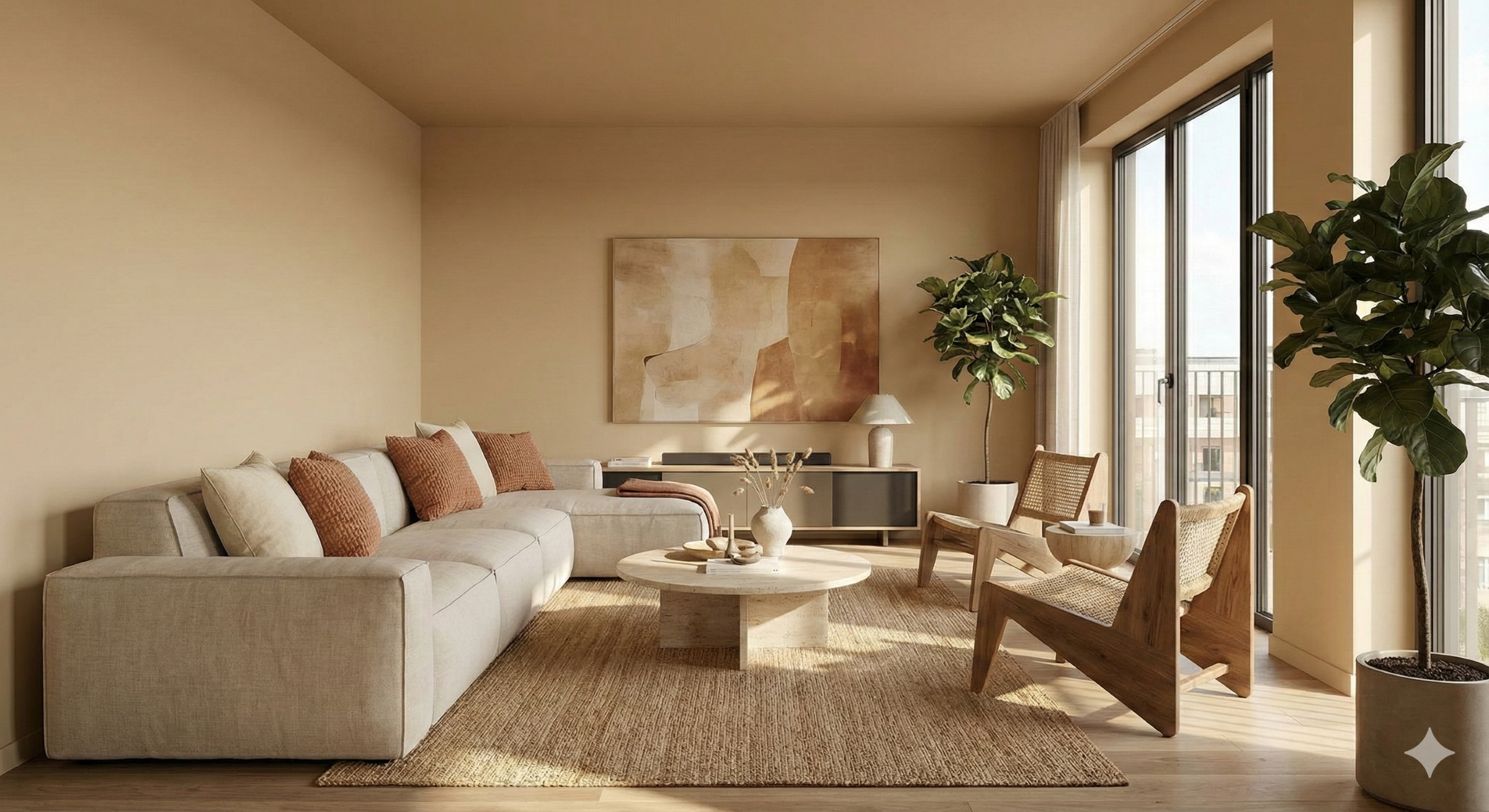 Color Drenching Techo y Pared